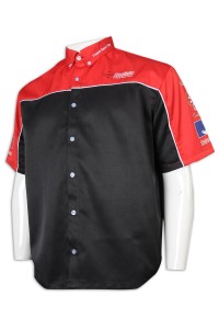 DS075 custom-made short-sleeved team shirts, cotton-loaded workwear, team shirt garment factory